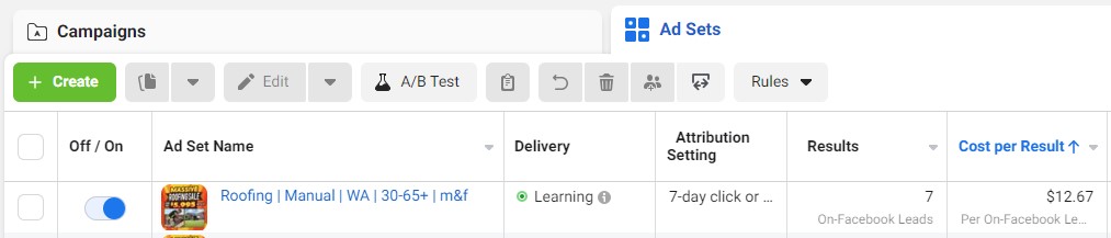 Roofing Ads Results 2